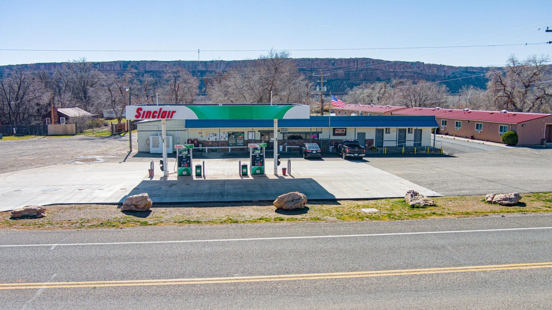 Sinclair Gas Station + Hotel